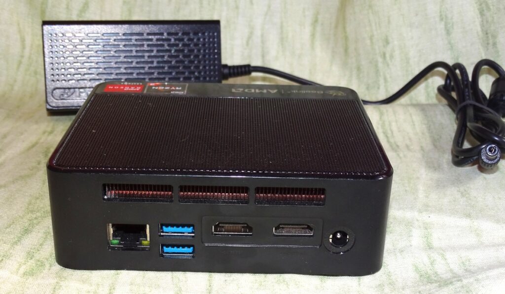 PC Beelink AMD Ryzen 3 face arrière