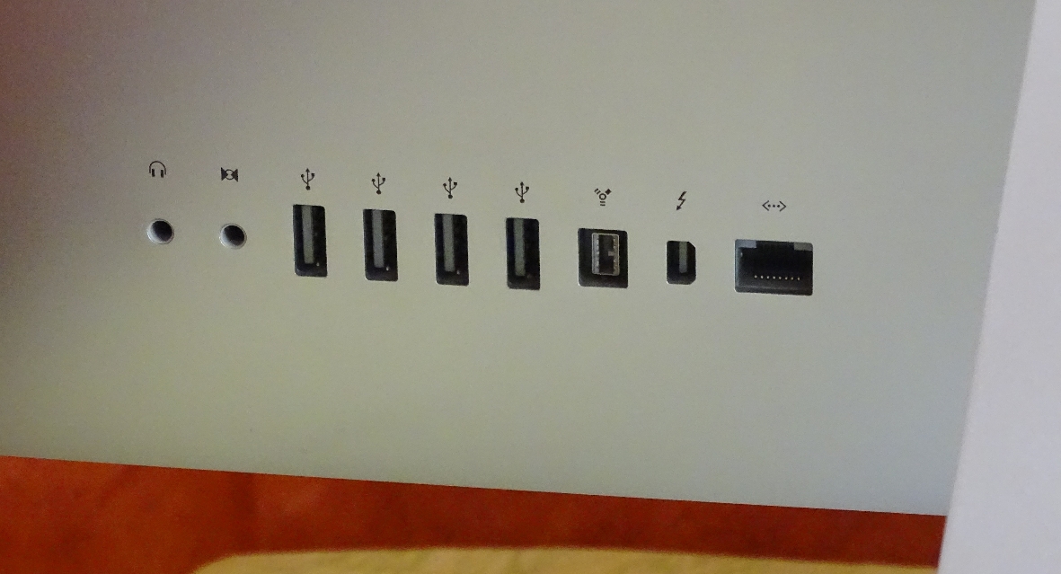 Imac 21.5 pouces 2011 I5-2500 connectiques