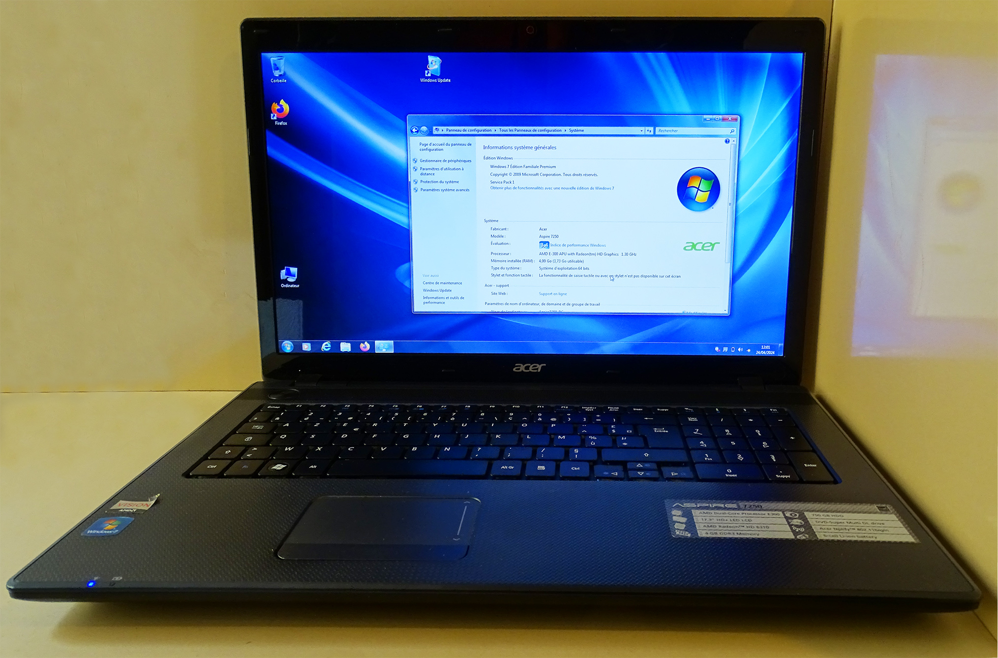 Acer Aspire 7250